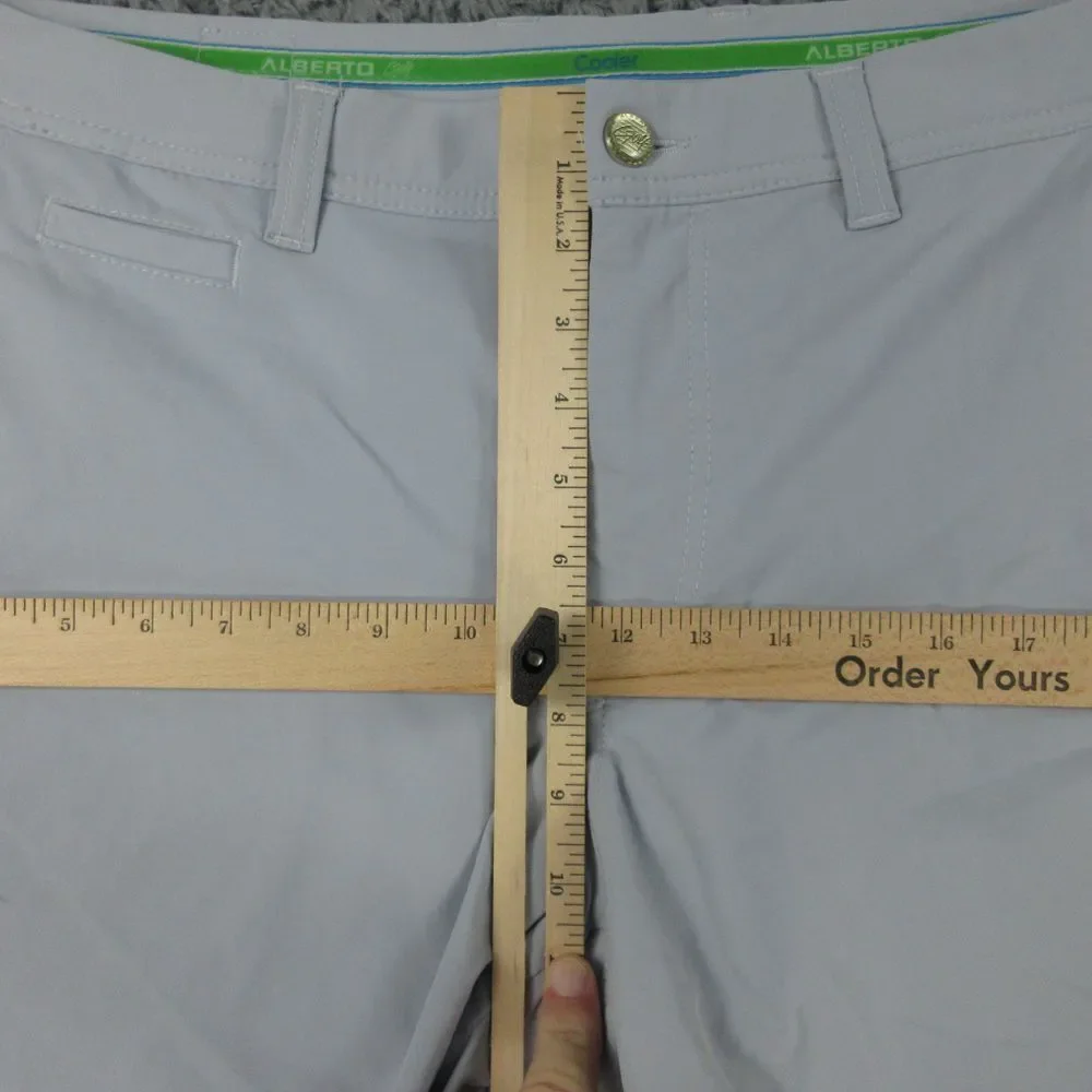 Alberto Shorts Mens 54 US 38 Blue Modern Fit 3xDRY Cooler Golf Chino 38x13* '
